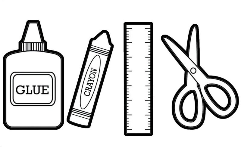 tô màu đồ dùng học tập 18