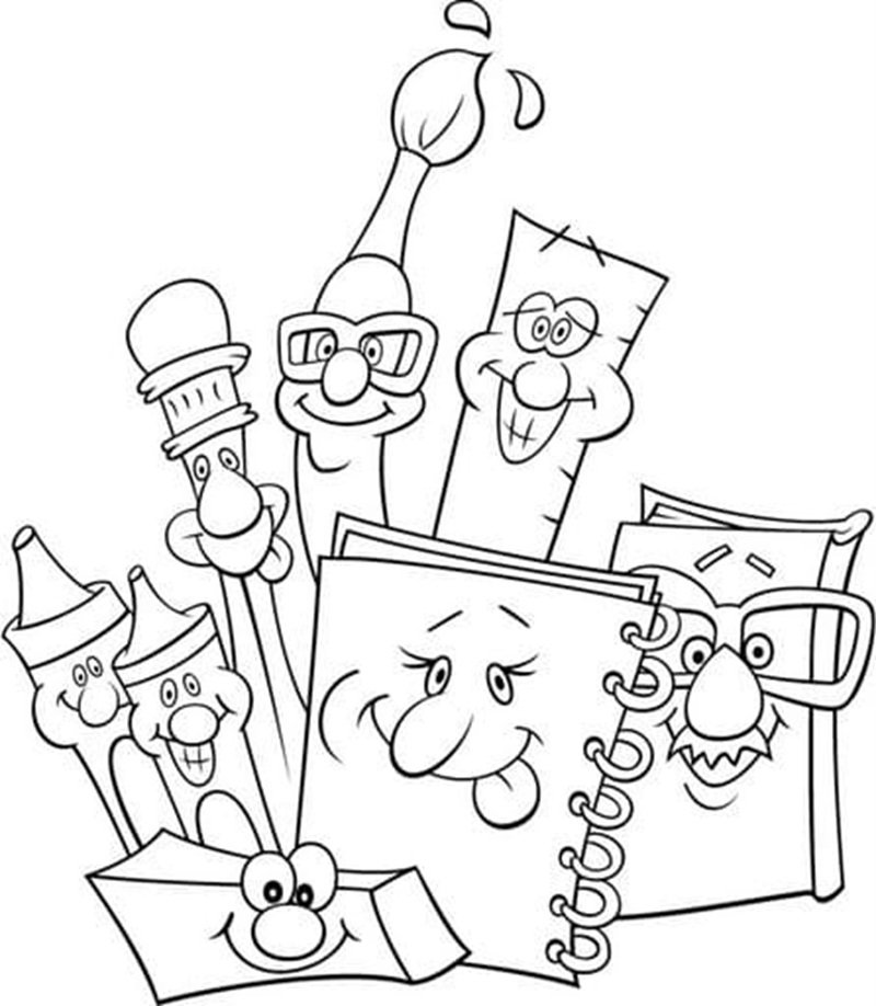 tô màu đồ dùng học tập 20