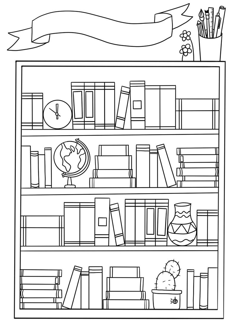 tô màu đồ dùng học tập 40