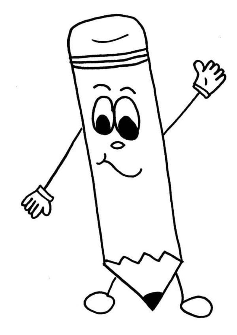 tô màu đồ dùng học tập 7