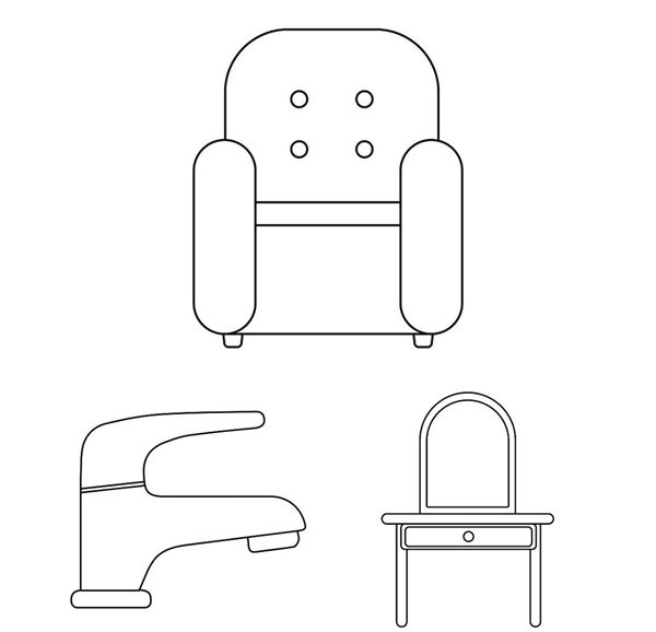 tô màu đồ dùng trong gia đình 12