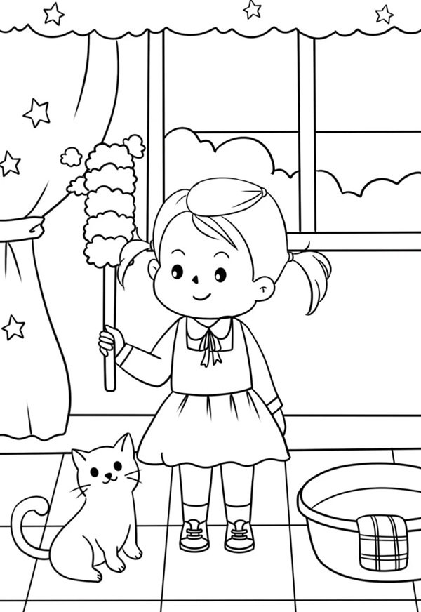 tô màu đồ dùng trong gia đình 14