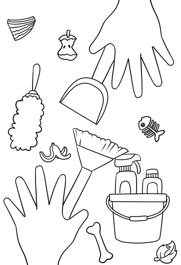 tô màu đồ dùng trong gia đình 15