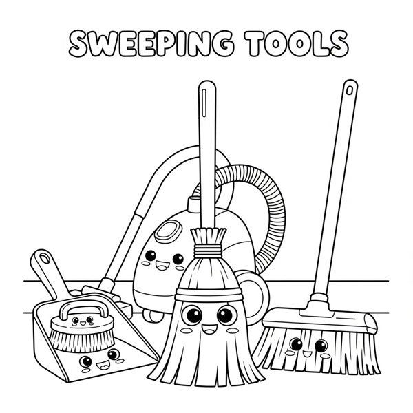 tô màu đồ dùng trong gia đình 39