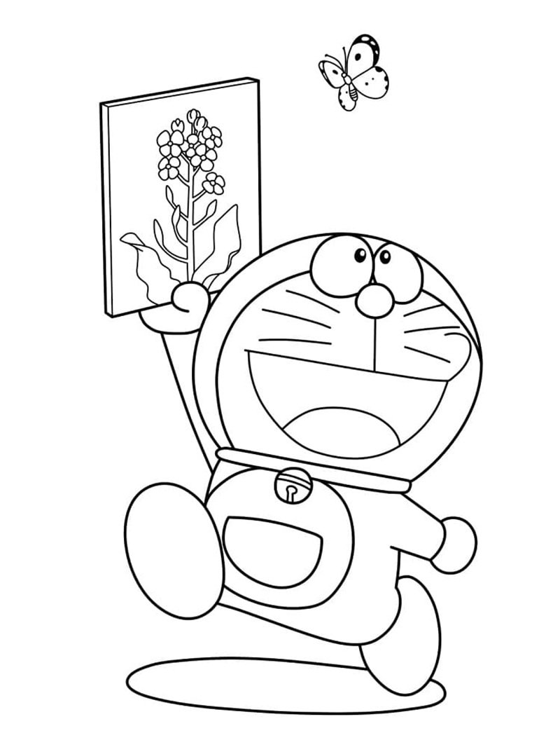tô màu doremon 11