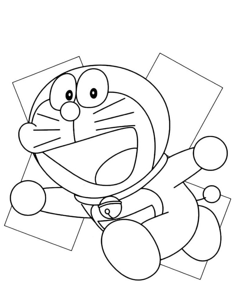 tô màu doremon 12
