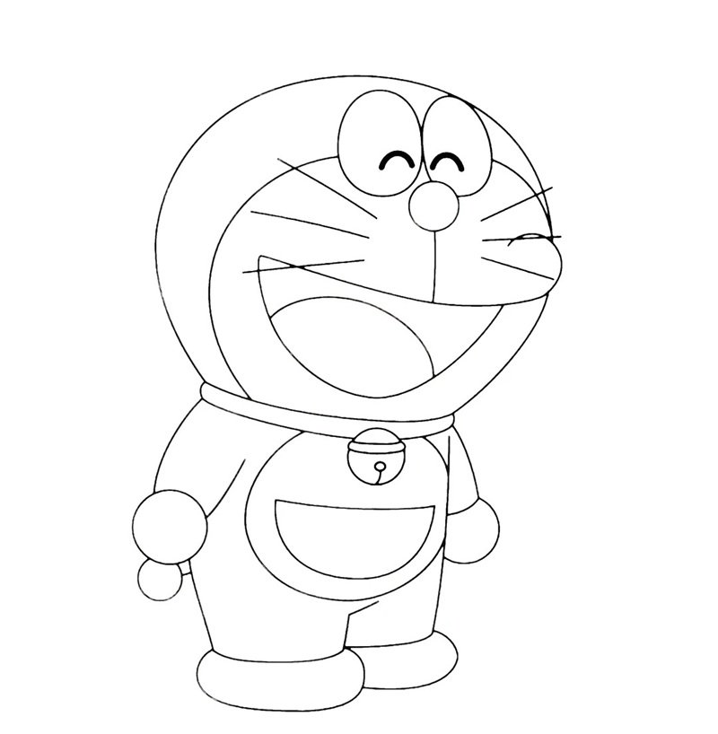 tô màu doremon 17