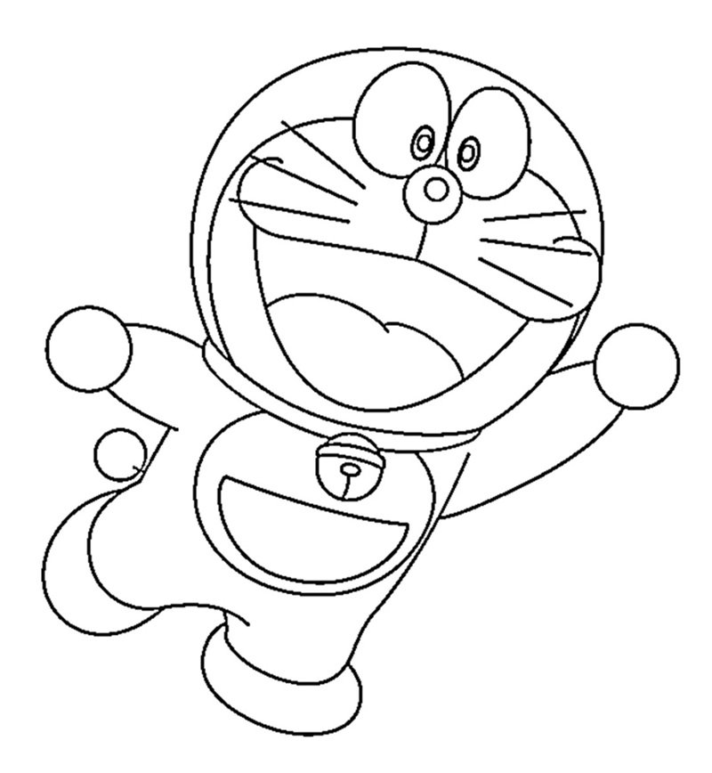tô màu doremon 21