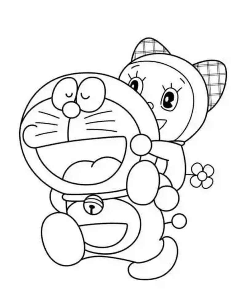 tô màu doremon 29