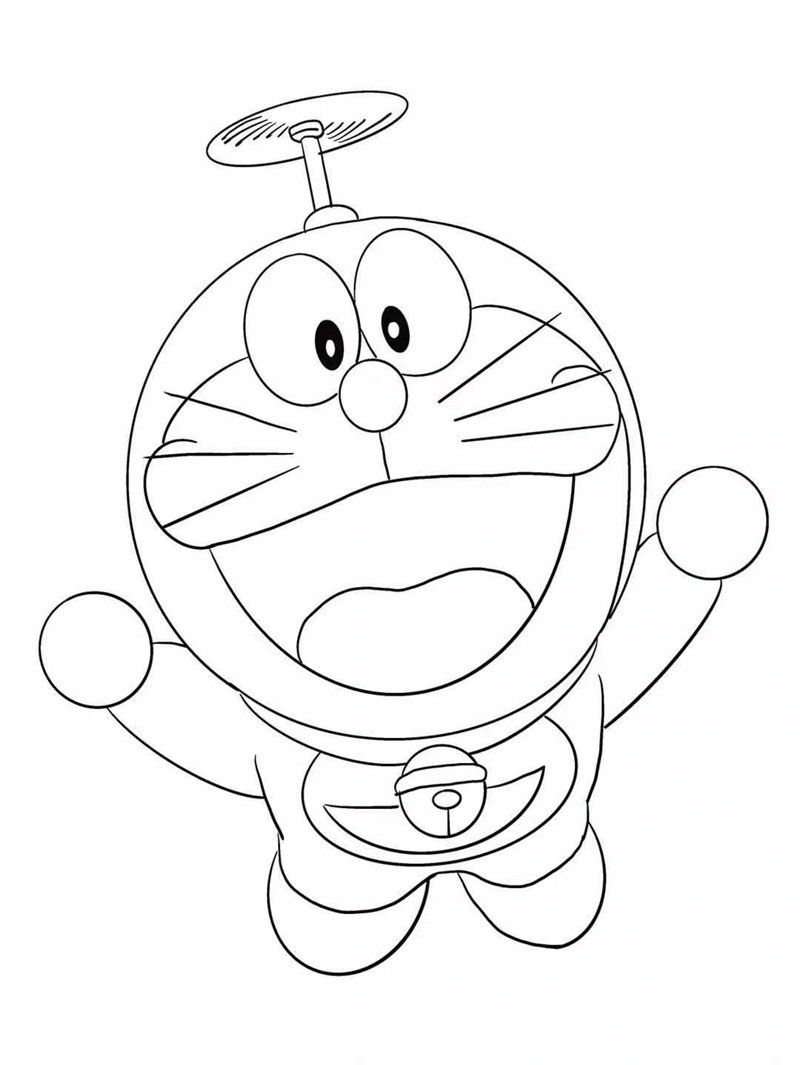 tô màu doremon 30