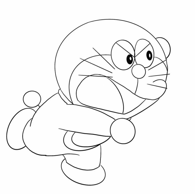 tô màu doremon 31