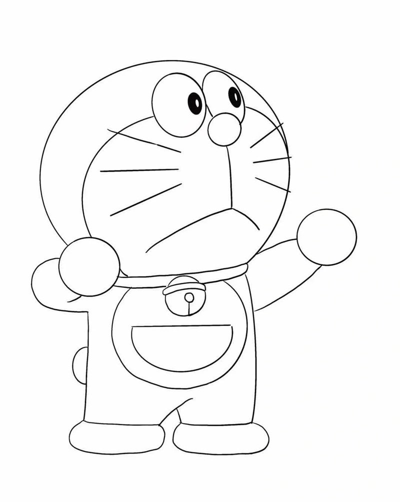tô màu doremon 32