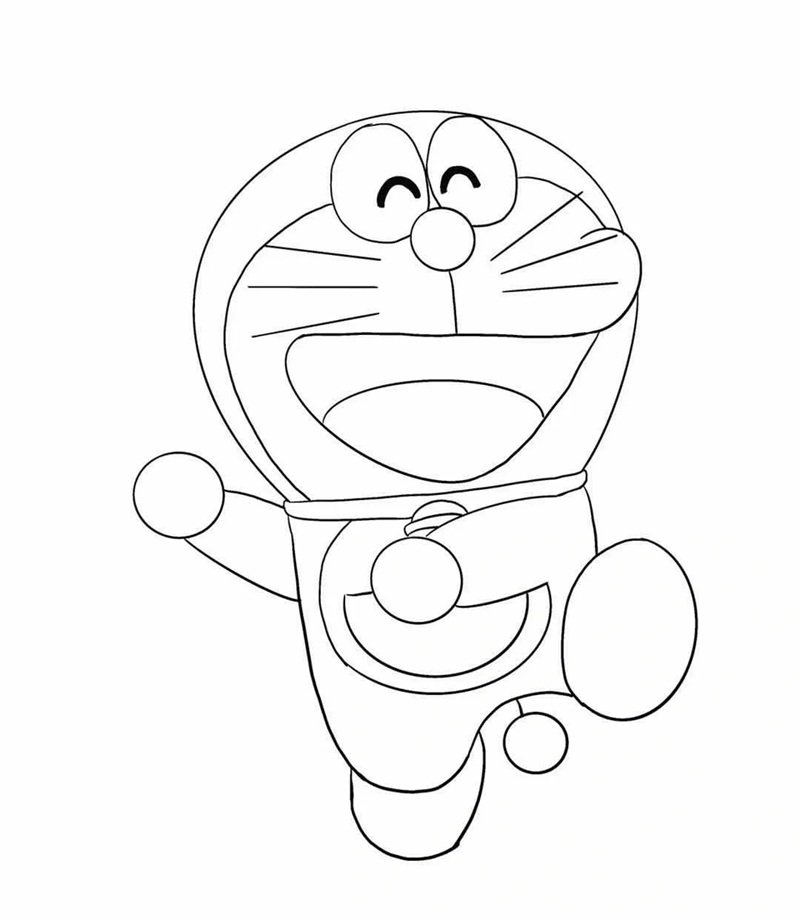 tô màu doremon 33