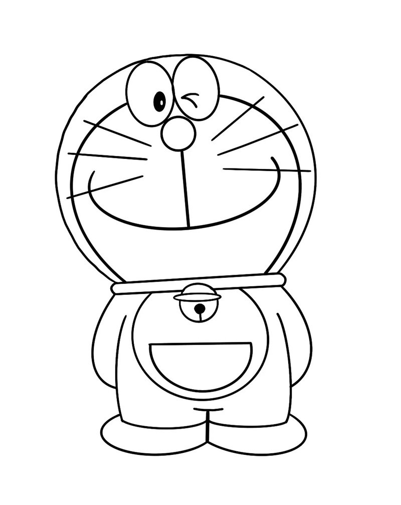 tô màu doremon 36