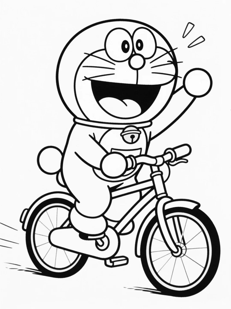 tô màu doremon 39
