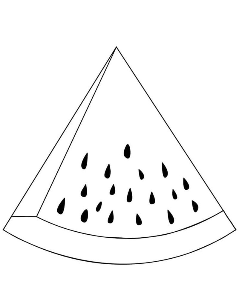 tô màu dưa hấu 10