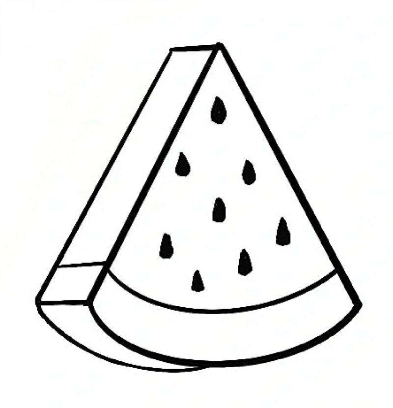 tô màu dưa hấu 22