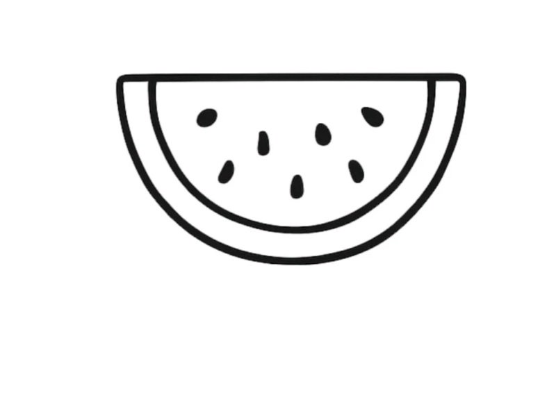 tô màu dưa hấu 28