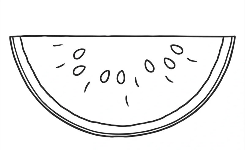 tô màu dưa hấu 32