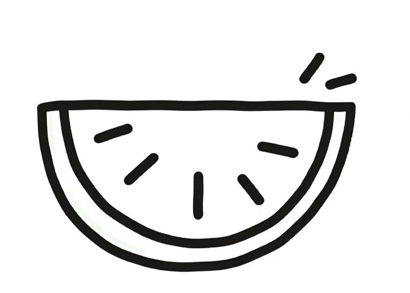 tô màu dưa hấu 35