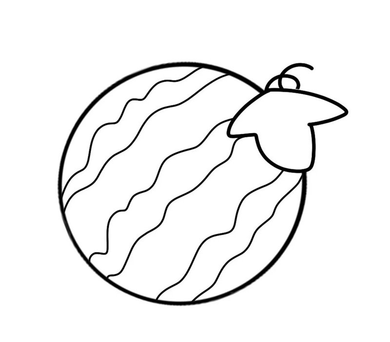 tô màu dưa hấu 40