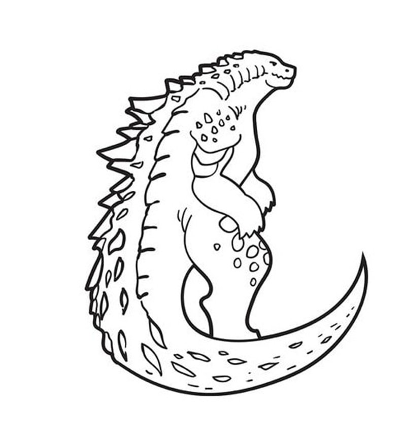 tô màu godzilla 17