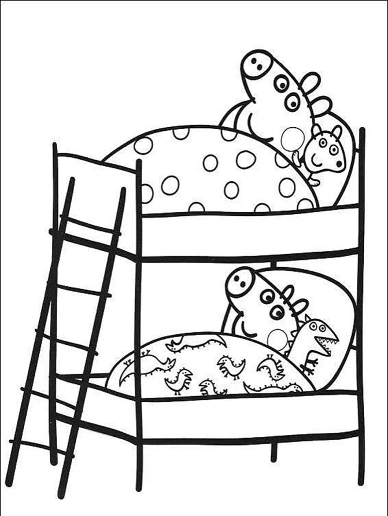 tô màu heo peppa 39