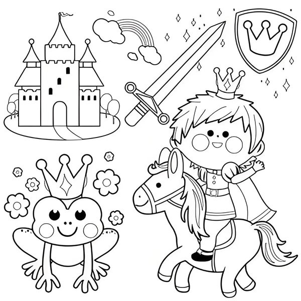 tô màu hoàng tử 9