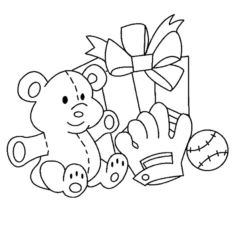 tô màu hộp quà 10