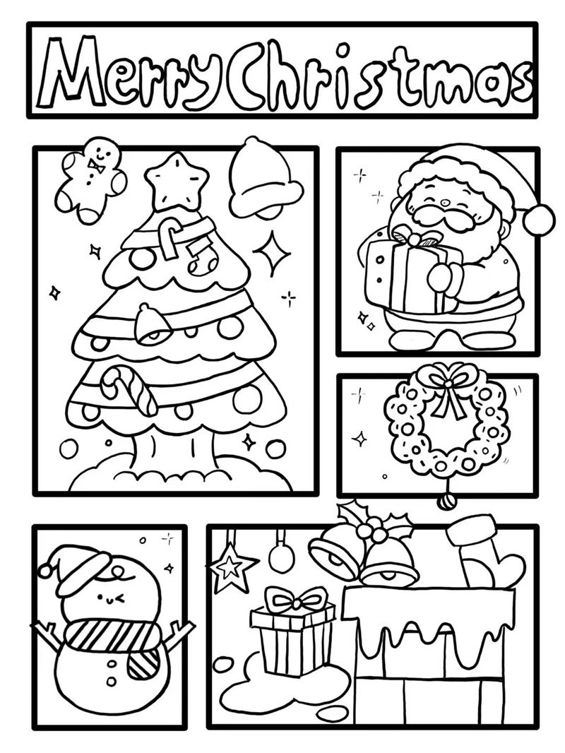 tô màu hộp quà 21