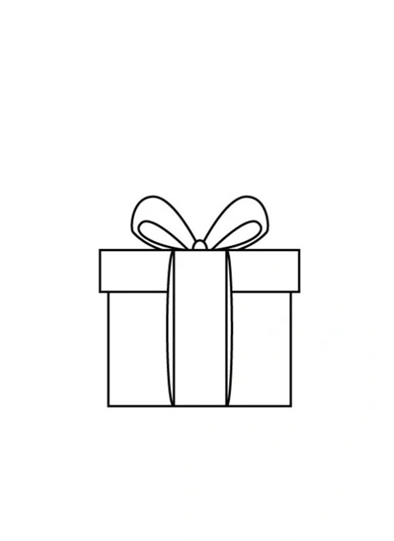 tô màu hộp quà 23