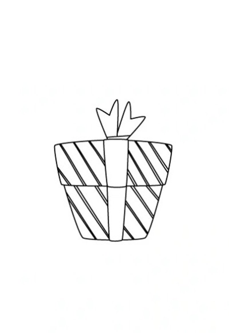 tô màu hộp quà 24