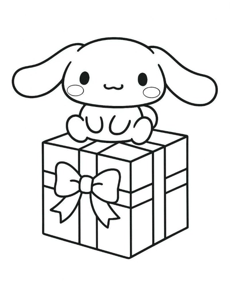 tô màu hộp quà 29