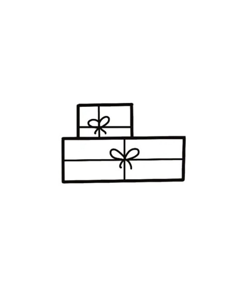 tô màu hộp quà 32