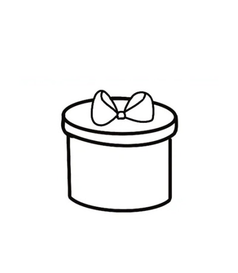 tô màu hộp quà 34