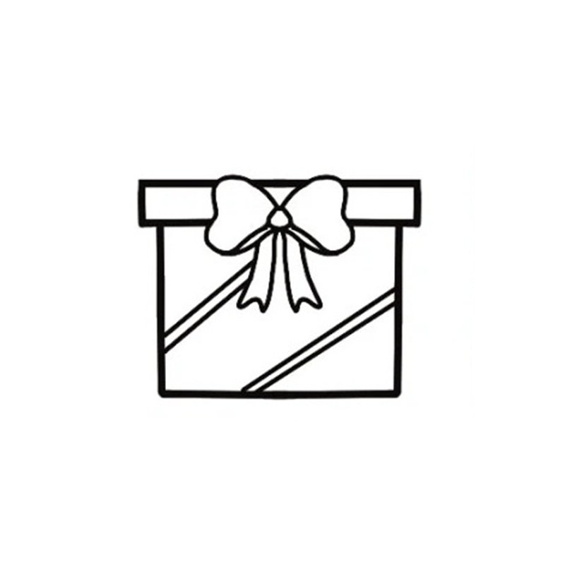 tô màu hộp quà 35
