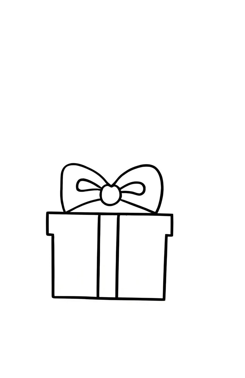 tô màu hộp quà 7