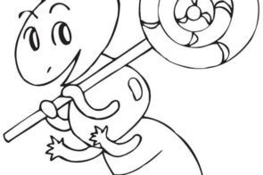 Bộ sưu tập 88+ tranh tô màu kẹo mút dễ thương hết nấc 