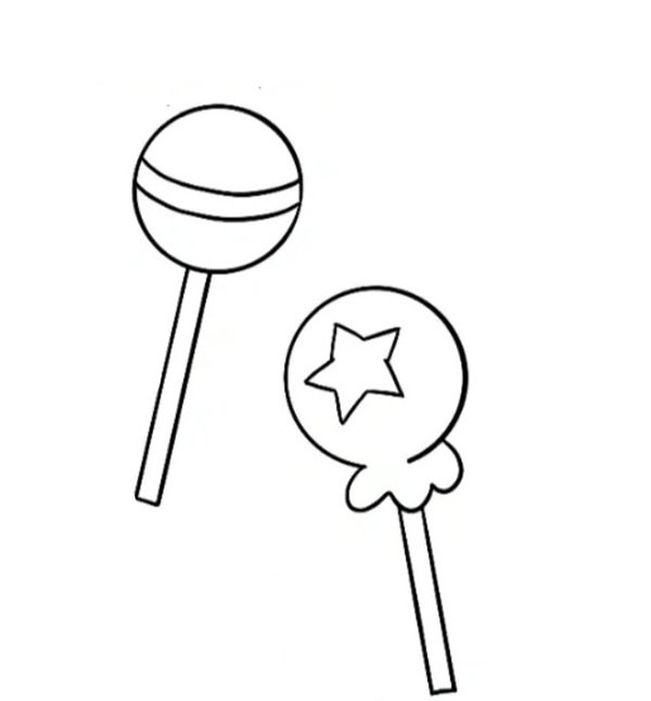 tô màu kẹo mút 26