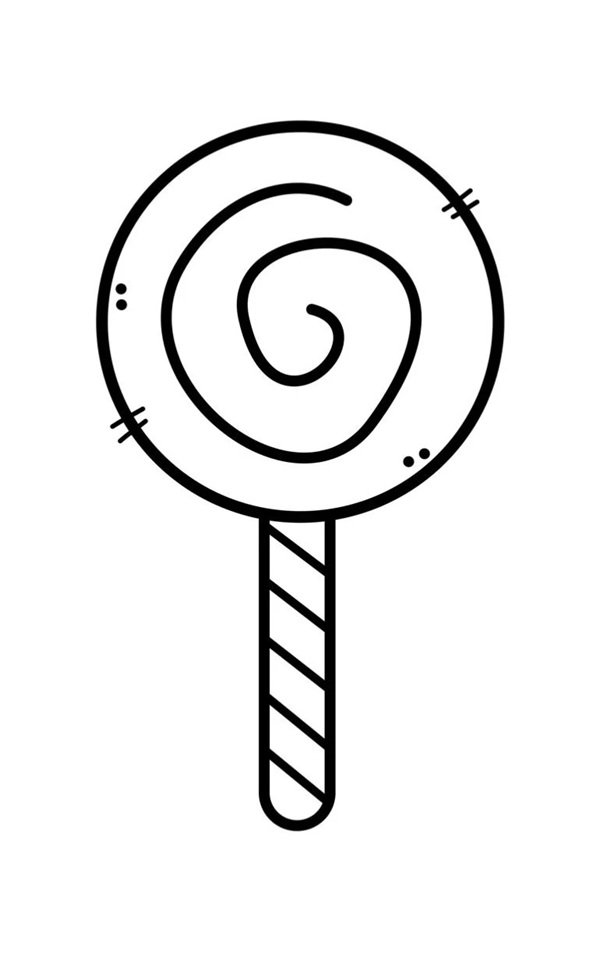 tô màu kẹo mút 30