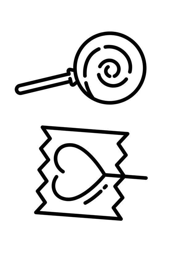 tô màu kẹo mút 34