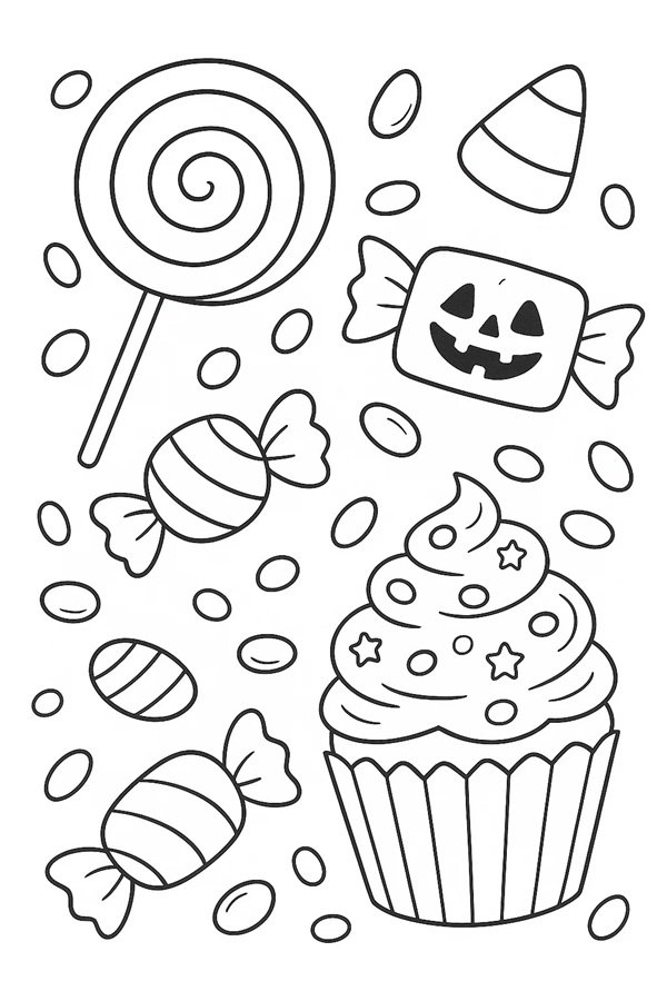 tô màu kẹo mút 37