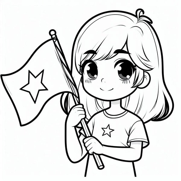 tô màu lá cờ việt nam 17