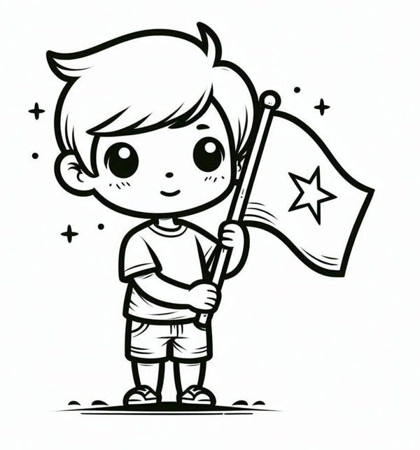 tô màu lá cờ việt nam 18