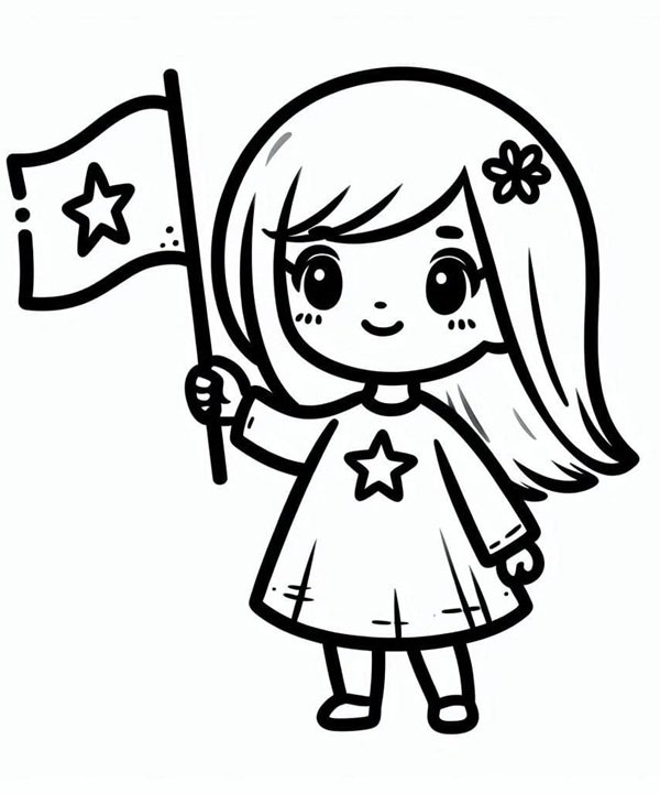 tô màu lá cờ việt nam 21