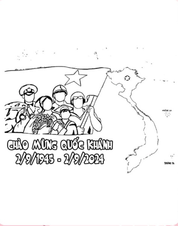 tô màu lá cờ việt nam 25