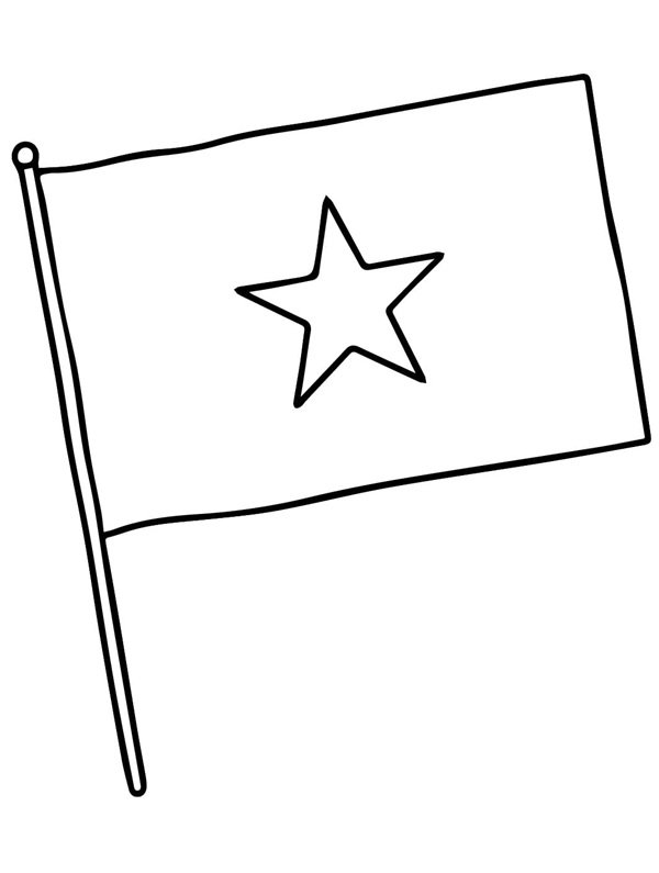 tô màu lá cờ việt nam 32