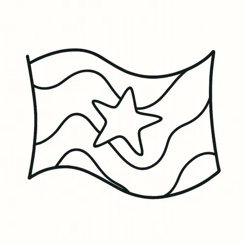 tô màu lá cờ việt nam 6