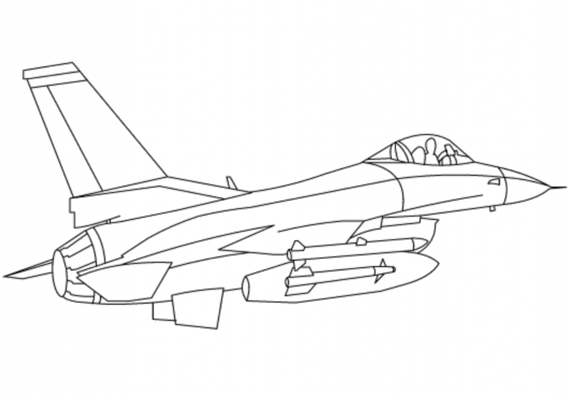 tô màu máy bay 1