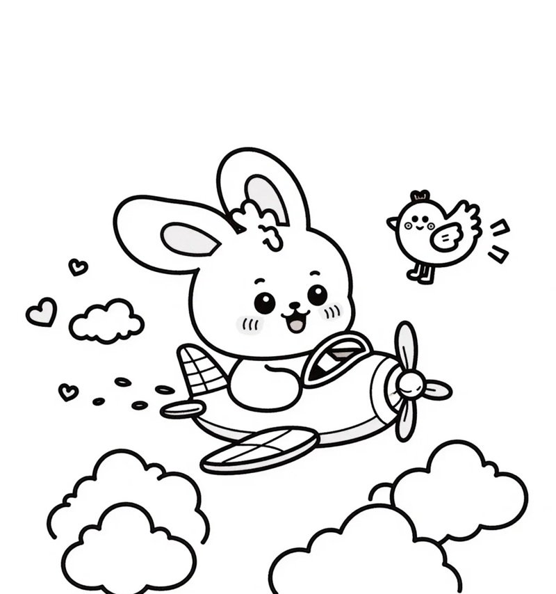 tô màu máy bay 19